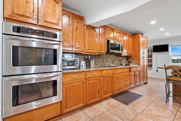 Interior, Kitchen, Recessed Lighting, Stainless Steel Appliances