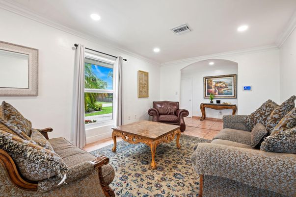 Interior, Living room, Recessed Lighting