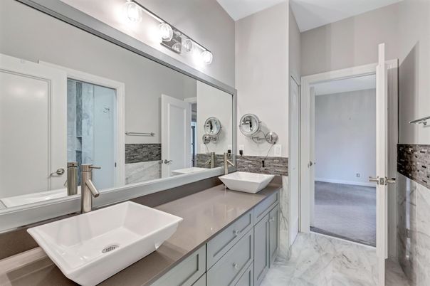 Bathroom, Dual Sink Vanities, Interior, Marble