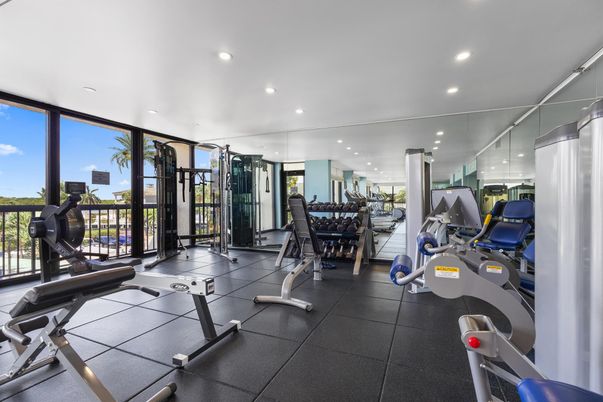 Fitness Equipment, Gym, Interior, Recessed Lighting
