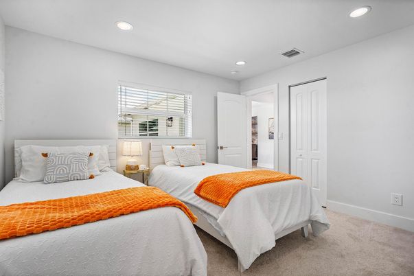 Bedroom, Interior, Recessed Lighting
