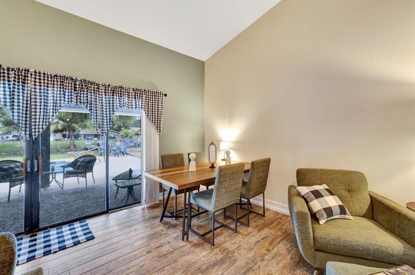 Dining room, Interior, Wood Texture Flooring