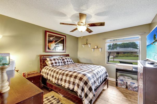 Bedroom, Interior, Wood Texture Flooring