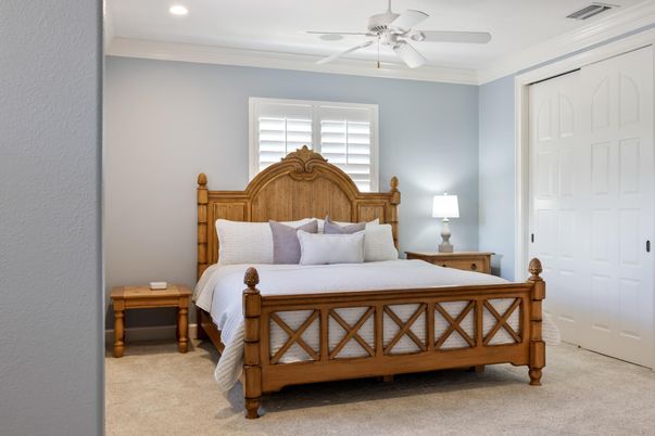 Bedroom, Interior, Recessed Lighting