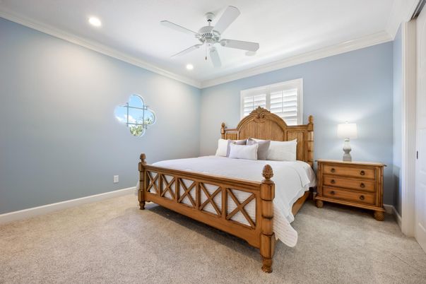 Bedroom, Interior, Recessed Lighting