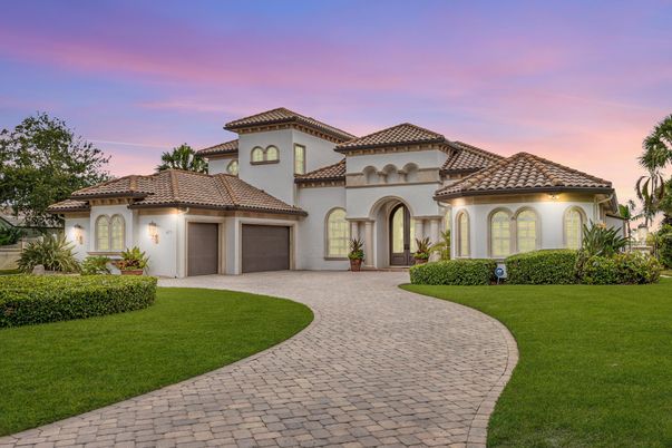 Attached, Backyard, Exterior, Facade, Mediterranean