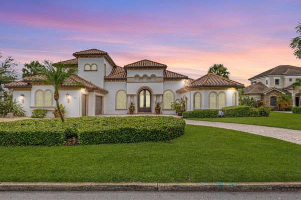 Backyard, Exterior, Facade, Mediterranean