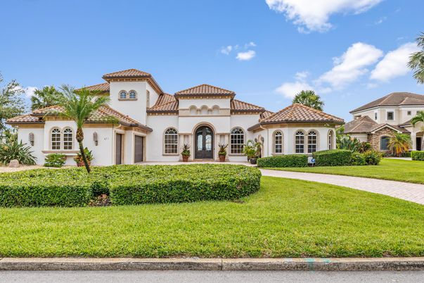 Backyard, Exterior, Facade, Mediterranean