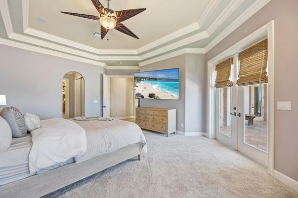 Bedroom, Interior, Recessed Lighting