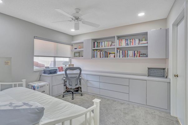 Home Office, Interior, Recessed Lighting