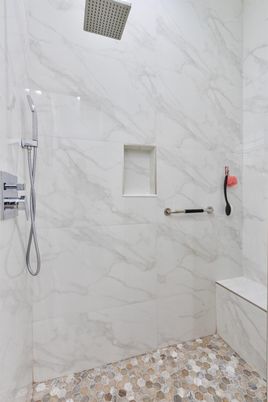 Bathroom, Interior, Marble Walls