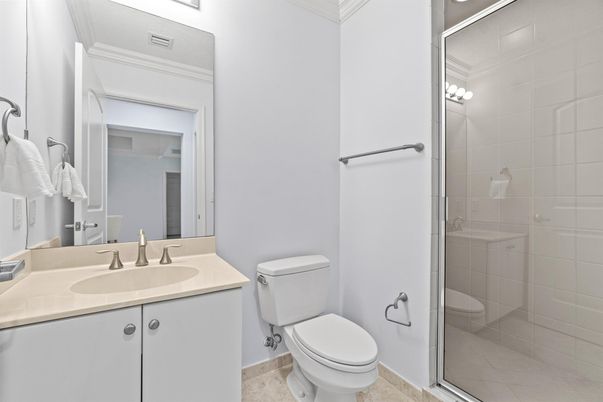 Bathroom, Glass Shower, Interior