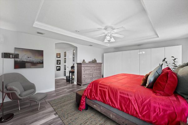 Bedroom, Interior, Wood Texture Flooring