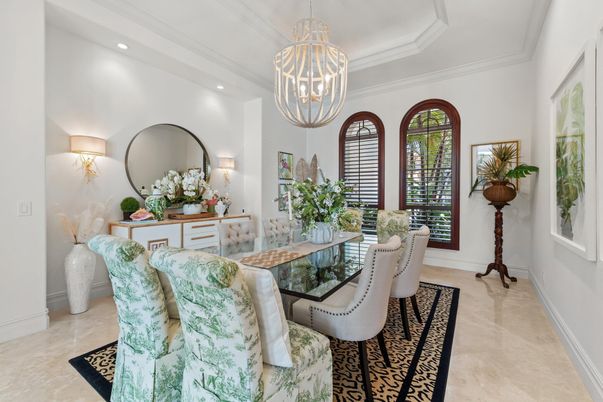 Chandelier, Dining room, Interior, Recessed Lighting