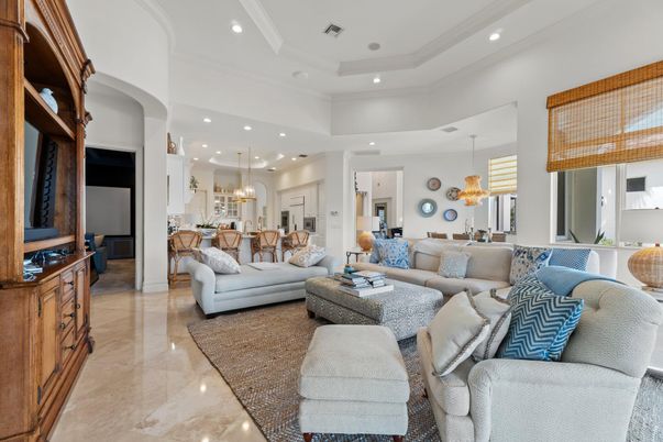 Dining room, Interior, Kitchen, Living room, Pendant Lights, Recessed Lighting