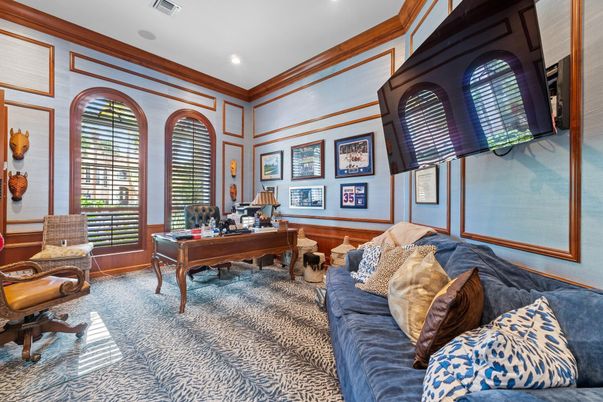 Home Office, Interior, Recessed Lighting