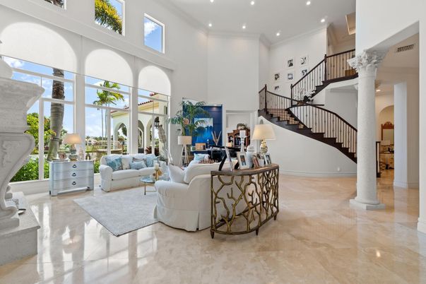 Interior, Living room, Recessed Lighting