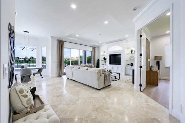 Dining room, Interior, Living room, Pendant Lights, Recessed Lighting