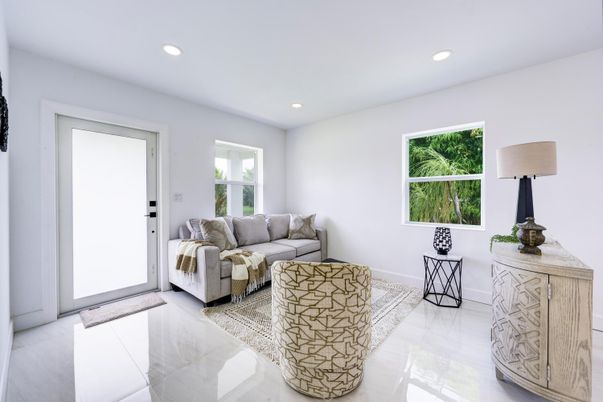 Interior, Living room, Recessed Lighting
