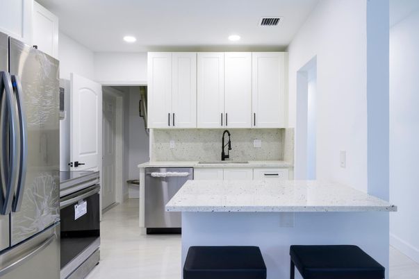 Interior, Kitchen, Recessed Lighting, Stainless Steel Appliances