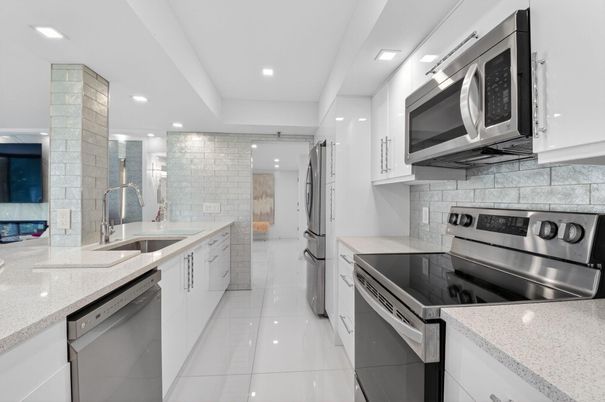 Interior, Kitchen, Recessed Lighting, Stainless Steel Appliances