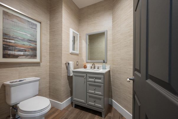 Bathroom, Interior, Wood Texture Flooring