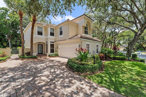Attached, Backyard, Exterior, Facade, Mediterranean