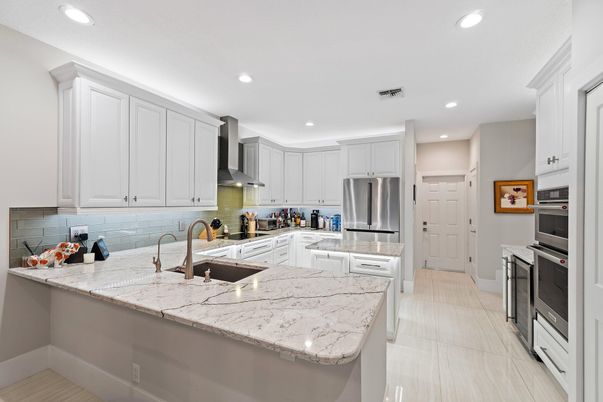 Interior, Kitchen, Recessed Lighting, Stainless Steel Appliances