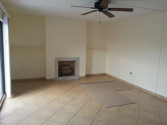 Empty room, Fireplace, Interior