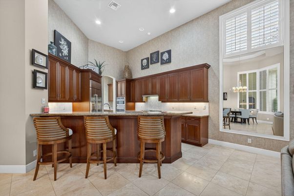 Dining room, Interior, Kitchen, Recessed Lighting