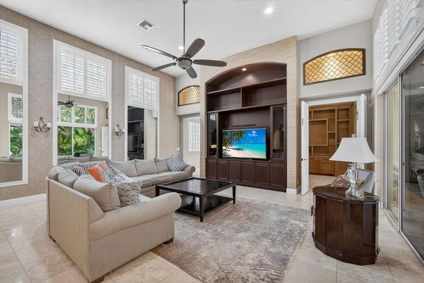 Interior, Living room, Recessed Lighting
