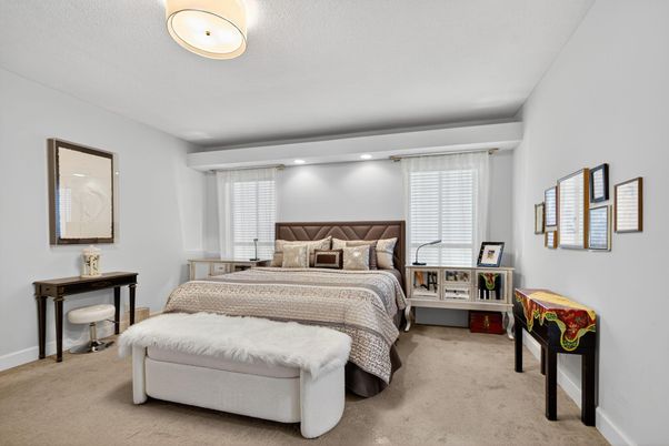 Bedroom, Interior, Recessed Lighting