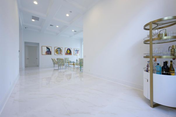 Interior, Marble, Recessed Lighting