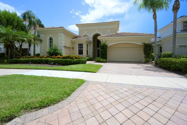Attached, Backyard, Exterior, Facade, Mediterranean