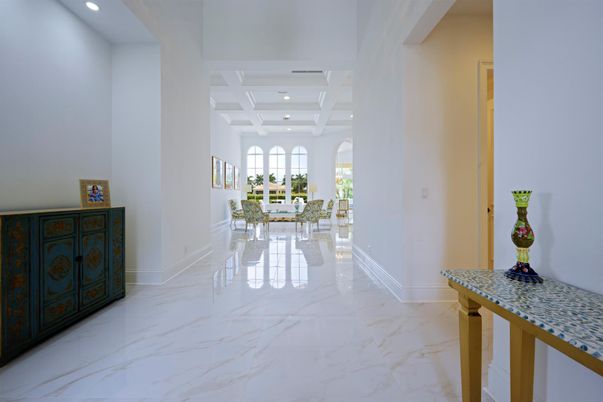 Interior, Marble, Recessed Lighting