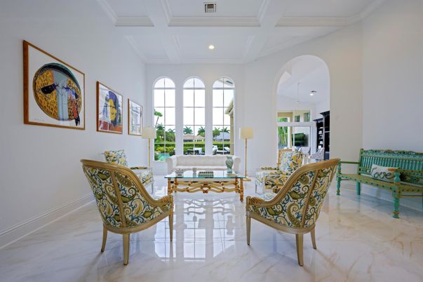 Interior, Living room, Marble, Recessed Lighting