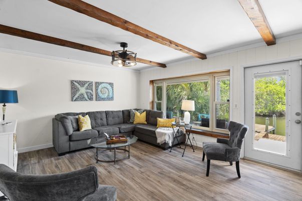 Interior, Living room, Wooden Beams, Wood Texture Flooring