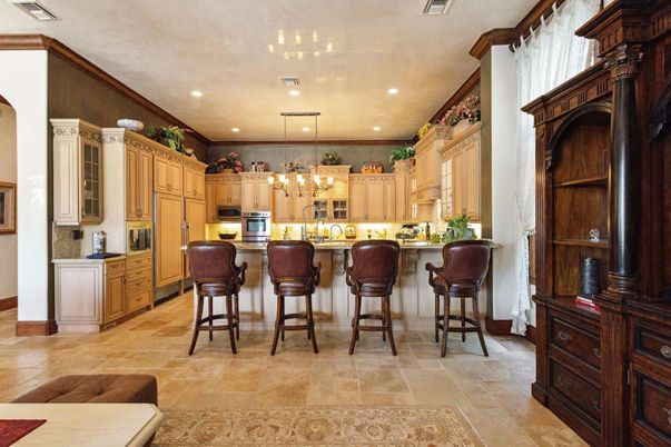 Chandelier, Interior, Kitchen, Recessed Lighting