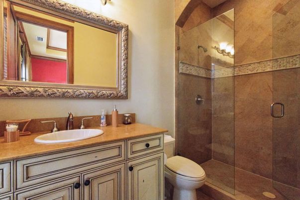 Bathroom, Glass Shower, Interior