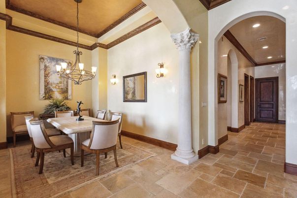 Chandelier, Dining room, Interior, Pendant Lights, Recessed Lighting
