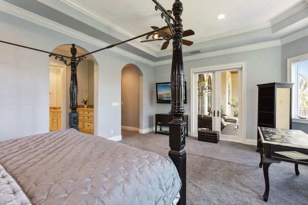 Bedroom, Interior, Recessed Lighting