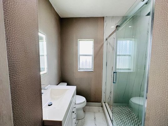 Bathroom, Glass Shower, Interior
