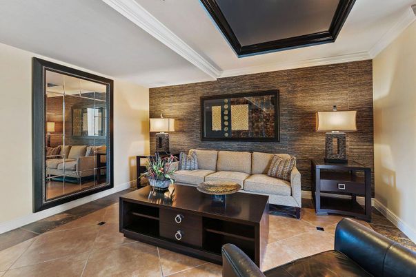 Interior, Living room, Stone Walls