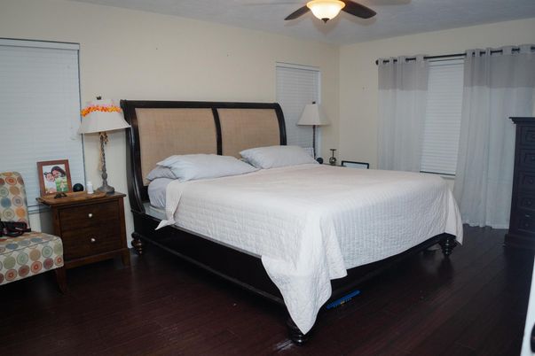 Bedroom, Interior, Wood Texture Flooring