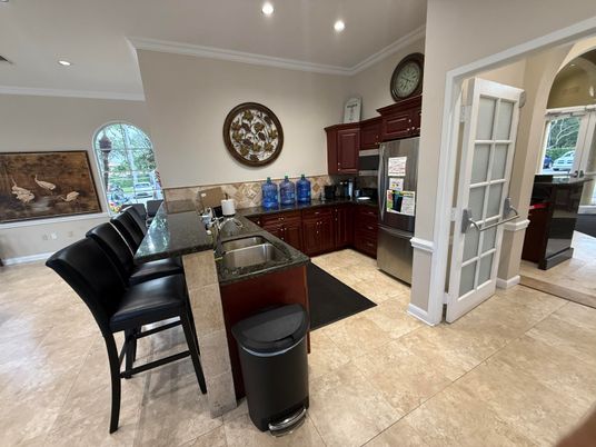 Dining room, Interior, Kitchen, Recessed Lighting