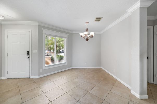 Chandelier, Empty room, Interior