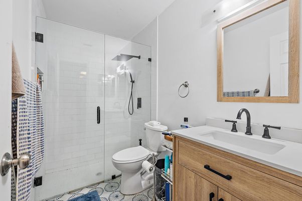 Bathroom, Glass Shower, Interior