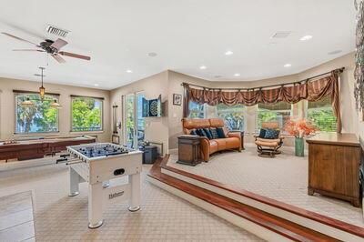 Game Room, Interior, Recessed Lighting