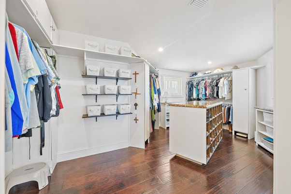 Interior, Recessed Lighting, Walk-in Closets, Wood Texture Flooring