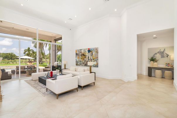 Interior, Living room, Recessed Lighting